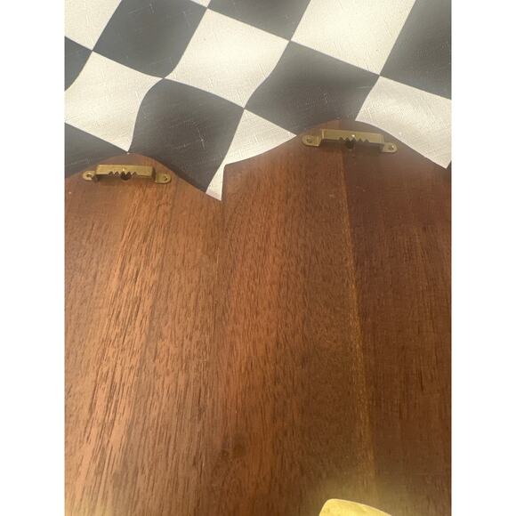 Mid century solid walnut wood sconce candleholder home decor vintage - Picture 7 of 7